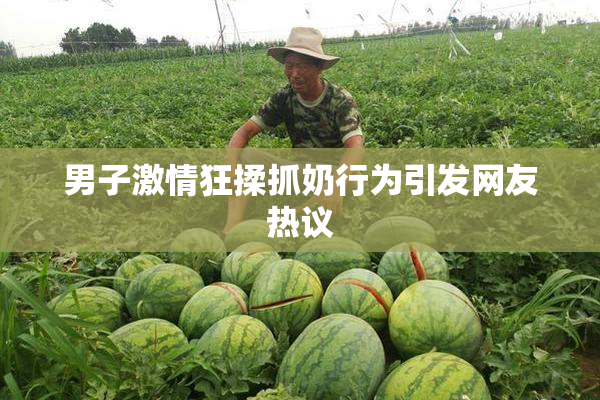 男子激情狂揉抓奶行为引发网友热议