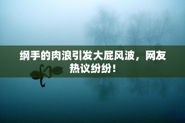 纲手的肉浪引发大屁风波，网友热议纷纷！