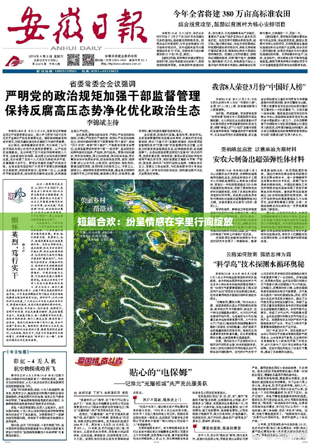 短篇合欢：纷呈情感在字里行间绽放