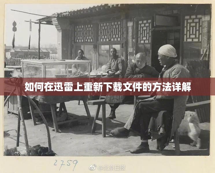 如何在迅雷上重新下载文件的方法详解