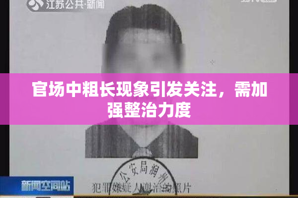 官场中粗长现象引发关注，需加强整治力度