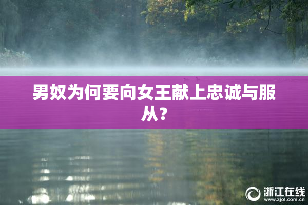 男奴为何要向女王献上忠诚与服从？