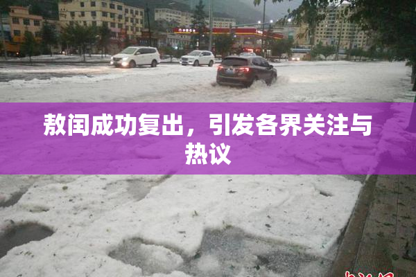 敖闰成功复出，引发各界关注与热议