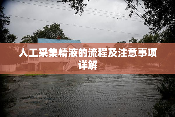 人工采集精液的流程及注意事项详解