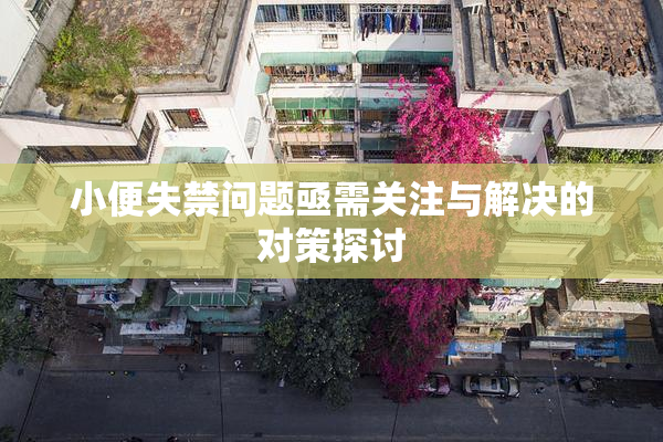 小便失禁问题亟需关注与解决的对策探讨