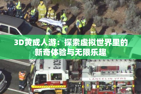 3D黄成人游：探索虚拟世界里的新奇体验与无限乐趣