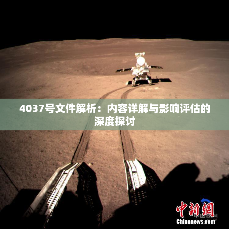 4037号文件解析：内容详解与影响评估的深度探讨