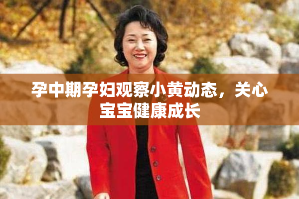 孕中期孕妇观察小黄动态，关心宝宝健康成长