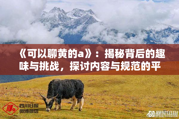 《可以聊黄的a》：揭秘背后的趣味与挑战，探讨内容与规范的平衡
