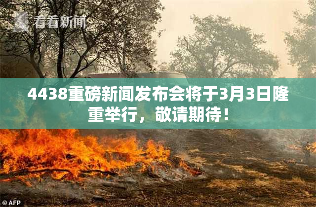 4438重磅新闻发布会将于3月3日隆重举行，敬请期待！