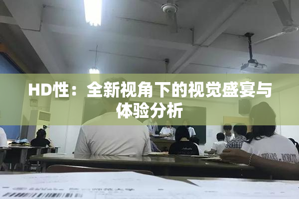 HD性：全新视角下的视觉盛宴与体验分析