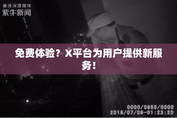 免费体验？X平台为用户提供新服务！