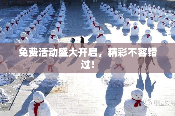 免费活动盛大开启，精彩不容错过！