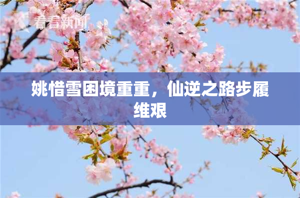 姚惜雪困境重重，仙逆之路步履维艰