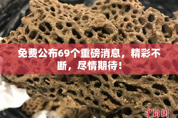 免费公布69个重磅消息，精彩不断，尽情期待！