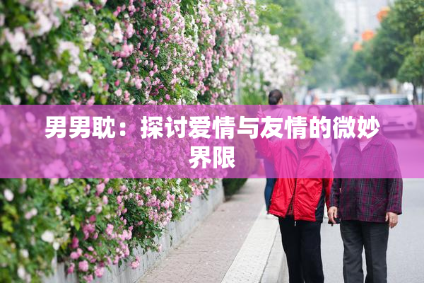 男男耽：探讨爱情与友情的微妙界限