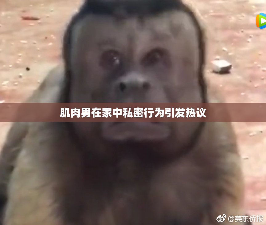 肌肉男在家中私密行为引发热议