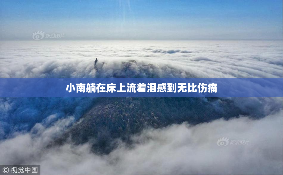 小南躺在床上流着泪感到无比伤痛