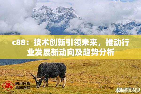 c88：技术创新引领未来，推动行业发展新动向及趋势分析