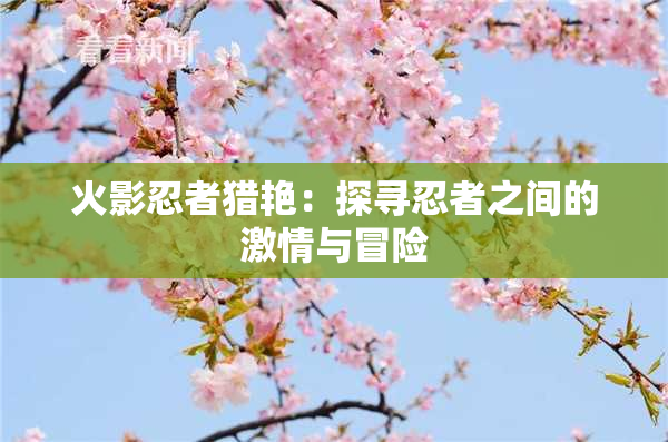 火影忍者猎艳：探寻忍者之间的激情与冒险