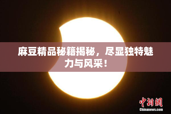 麻豆精品秘籍揭秘，尽显独特魅力与风采！