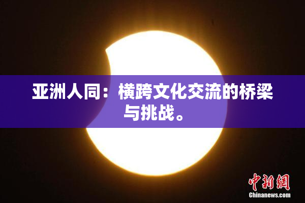亚洲人同：横跨文化交流的桥梁与挑战。