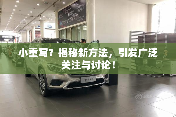 小重写？揭秘新方法，引发广泛关注与讨论！