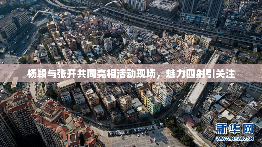 杨颖与张开共同亮相活动现场，魅力四射引关注