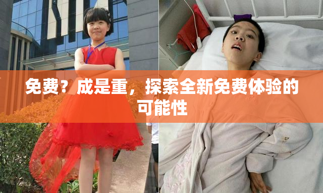 免费？成是重，探索全新免费体验的可能性