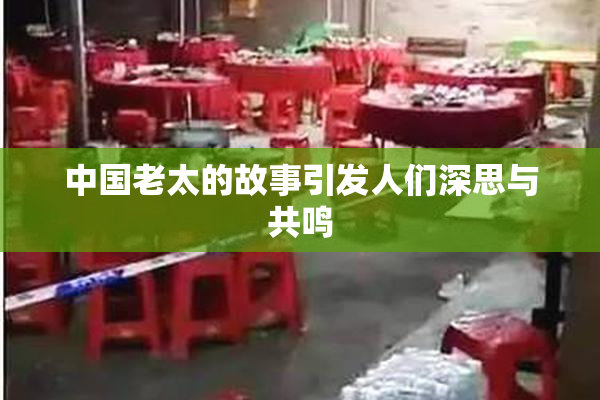 中国老太的故事引发人们深思与共鸣