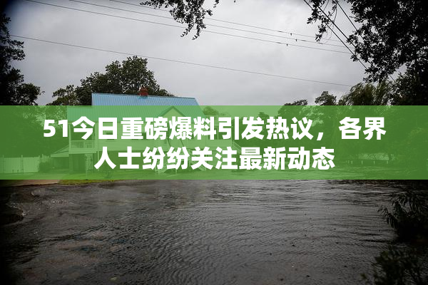 51今日重磅爆料引发热议，各界人士纷纷关注最新动态