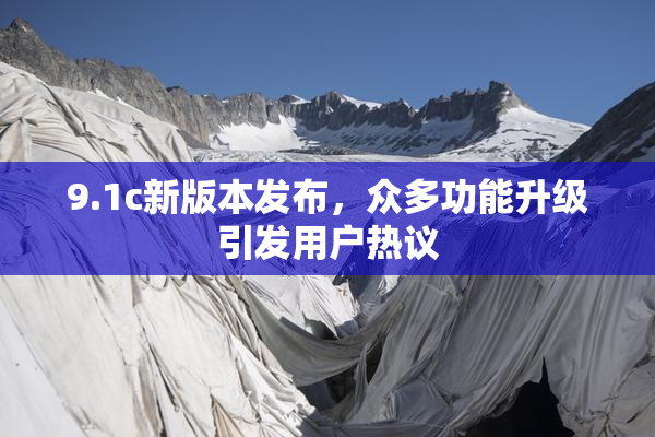 9.1c新版本发布，众多功能升级引发用户热议