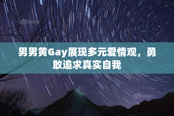 男男黄Gay展现多元爱情观，勇敢追求真实自我