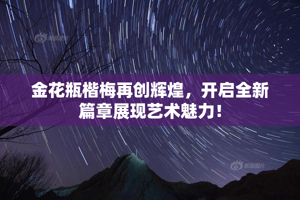 金花瓶楷梅再创辉煌，开启全新篇章展现艺术魅力！