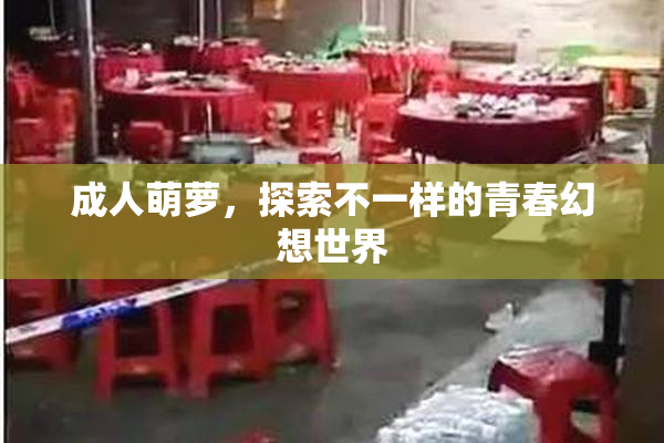 成人萌萝，探索不一样的青春幻想世界