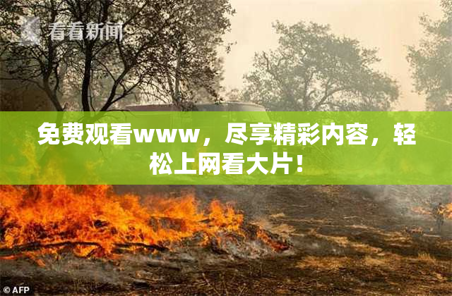 免费观看www，尽享精彩内容，轻松上网看大片！
