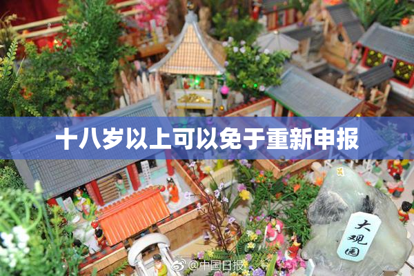 十八岁以上可以免于重新申报