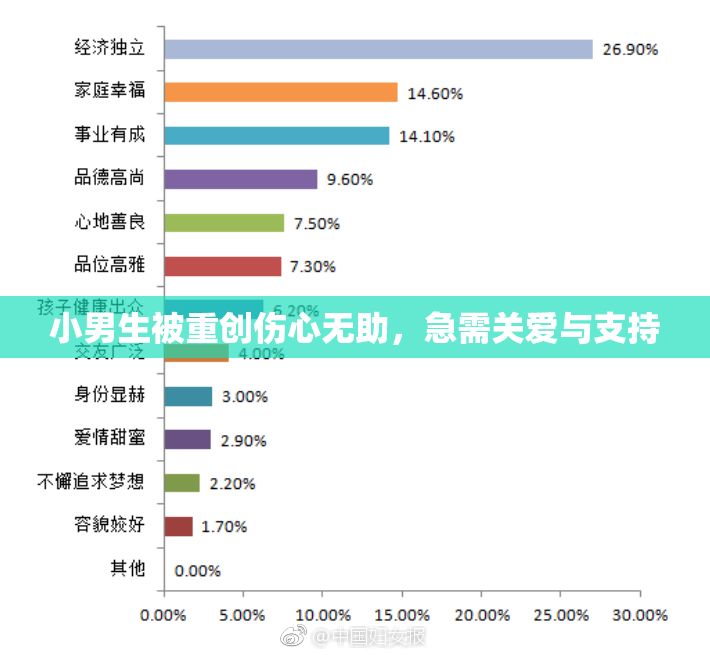 小男生被重创伤心无助，急需关爱与支持