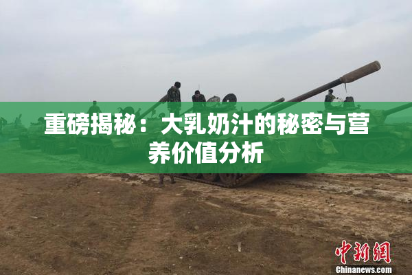 重磅揭秘：大乳奶汁的秘密与营养价值分析