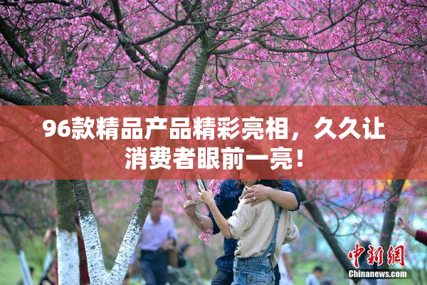 96款精品产品精彩亮相，久久让消费者眼前一亮！