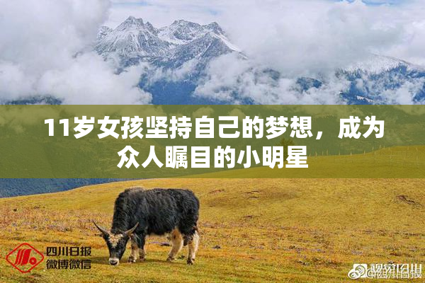 11岁女孩坚持自己的梦想，成为众人瞩目的小明星