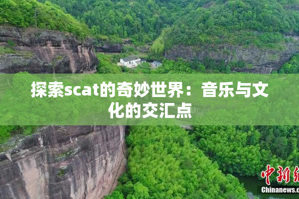 探索scat的奇妙世界：音乐与文化的交汇点