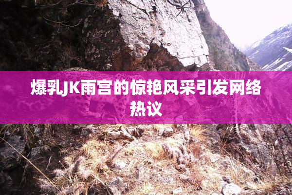 爆乳JK雨宫的惊艳风采引发网络热议