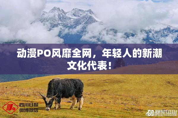 动漫PO风靡全网，年轻人的新潮文化代表！