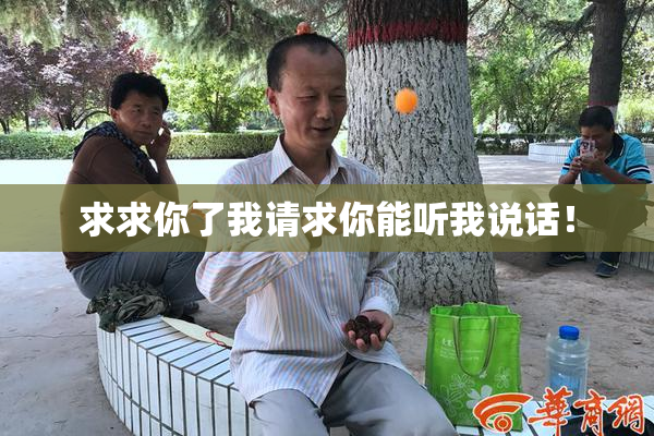 求求你了我请求你能听我说话！