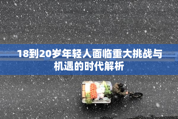 18到20岁年轻人面临重大挑战与机遇的时代解析
