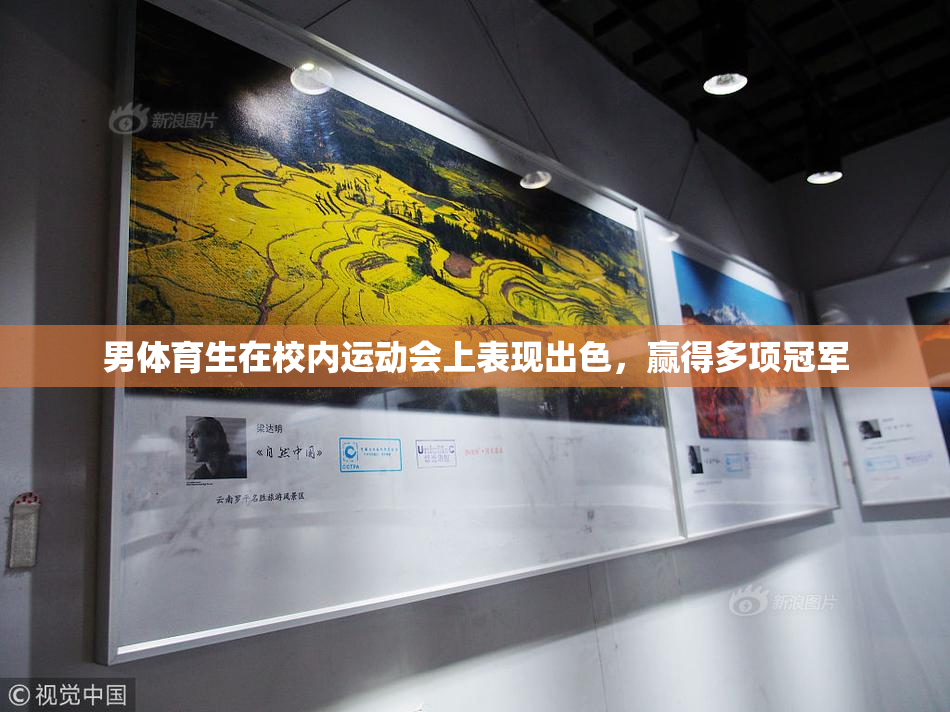 男体育生在校内运动会上表现出色，赢得多项冠军