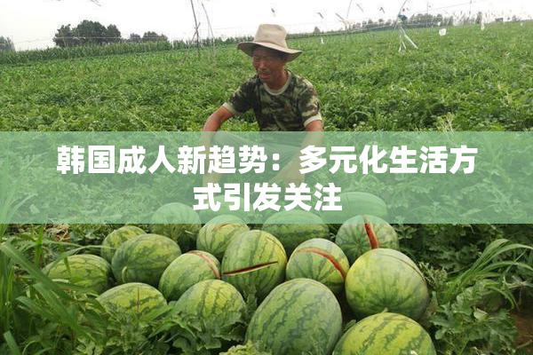 韩国成人新趋势：多元化生活方式引发关注