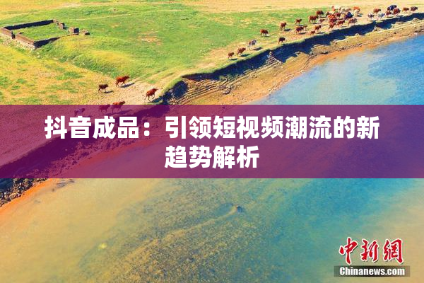 抖音成品：引领短视频潮流的新趋势解析