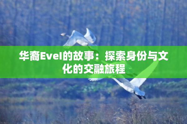 华裔EveI的故事：探索身份与文化的交融旅程